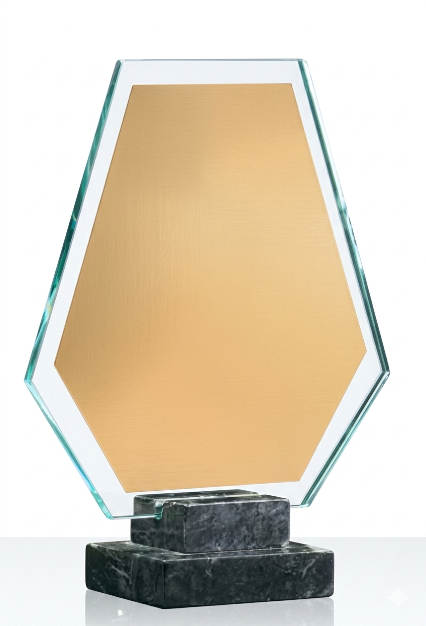 Cristal Hexágono Ejecutivo